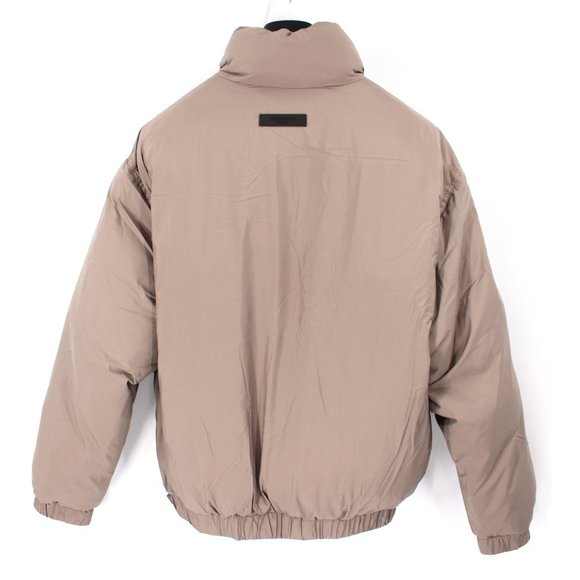 Essentials Fear Of God Quilted Anorak 1/2 Zip Pullover Jacket Desert Taupe S NEW - Picture 6 of 9